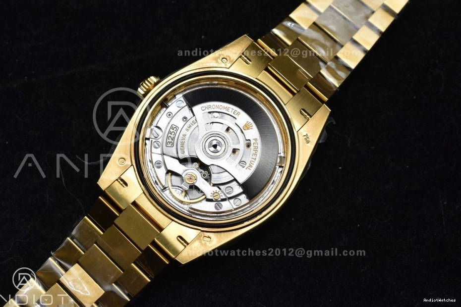 ARF 1:1 228238 YG Gold Bracelet Sustainable Date Best Edition Day Weight) 40 President Dial 654 VR3255 Crystal On (Gain 1001